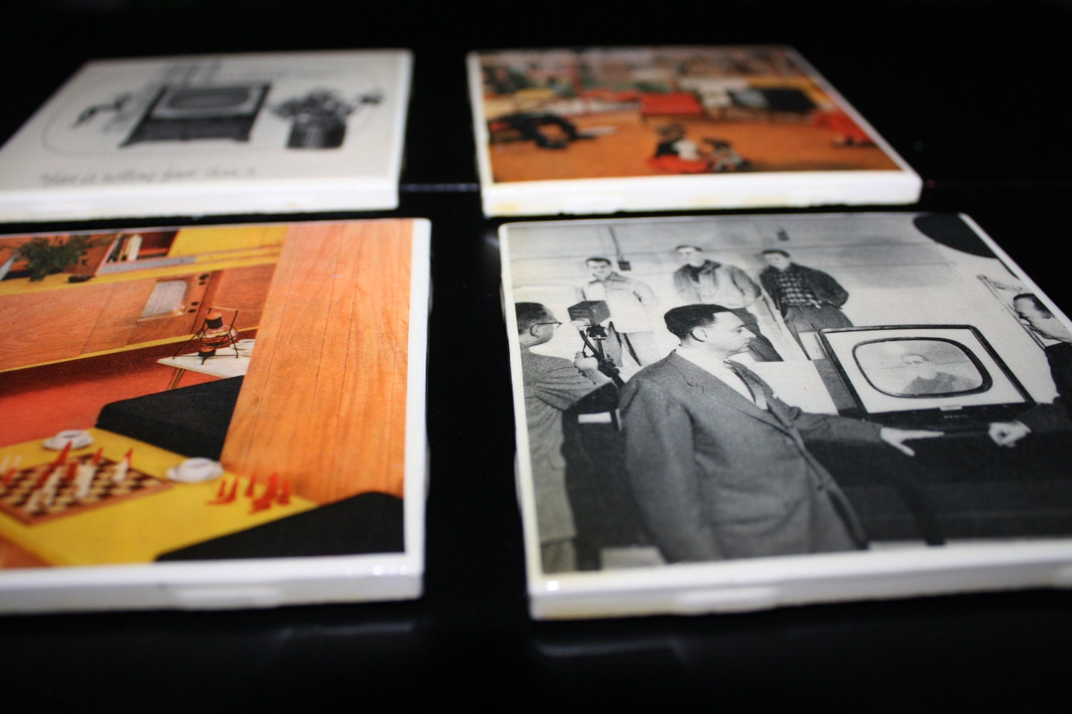 Tile Coasters - Vintage TV Collection, SALE