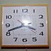 Vintage GE Wall Clock Harvest Gold
