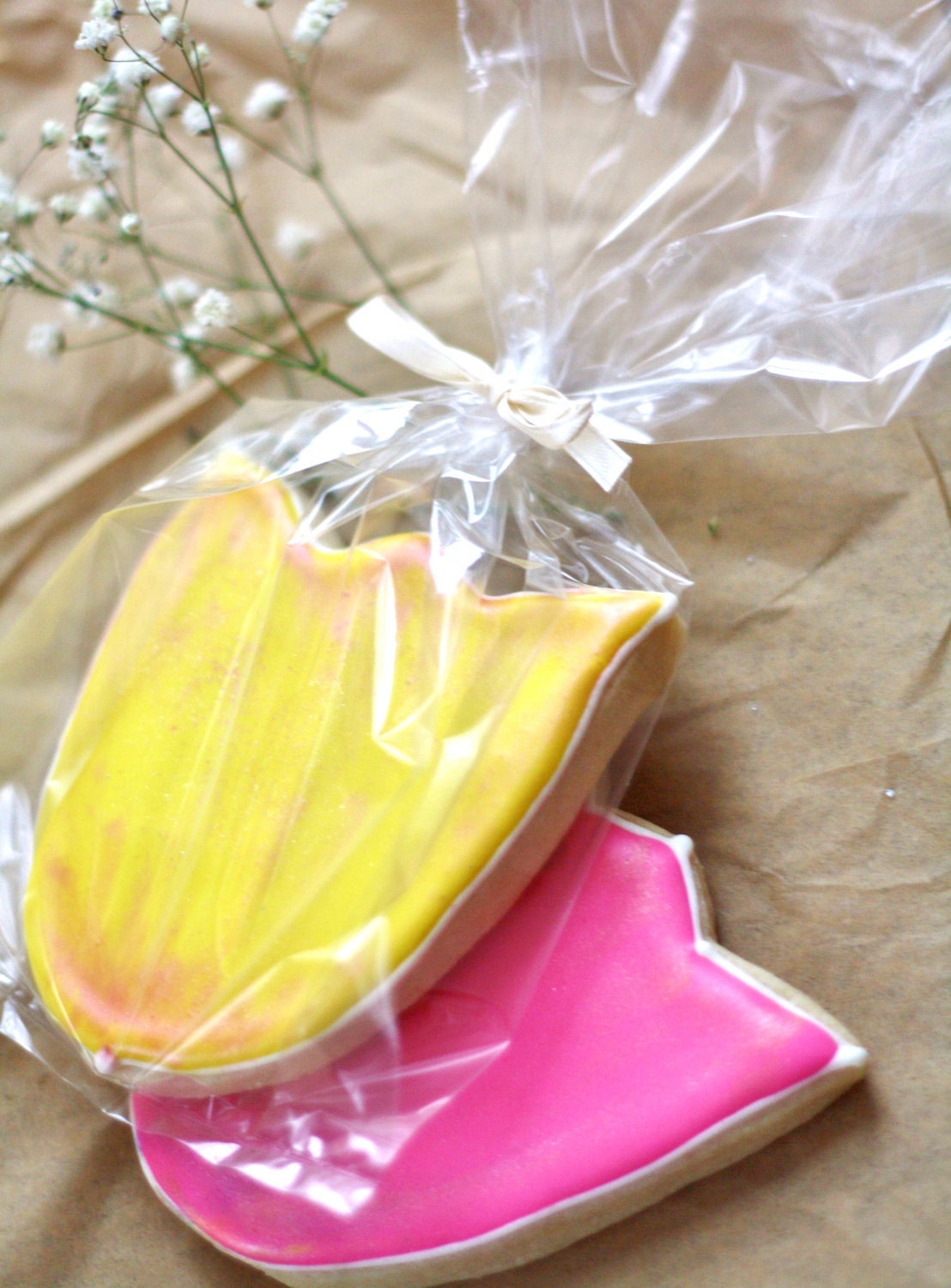 Tulip Flower Decorated Sugar Cookies - Spring Celebrations
