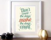 Inspirational print, Typography print, Quote poster, Digital quote print, Motivational quotes