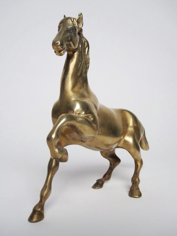 Vintage Brass Horse