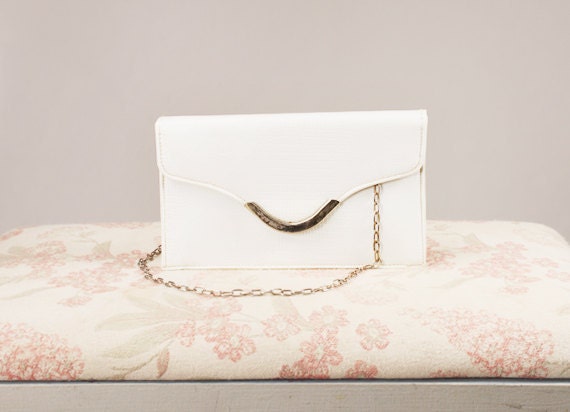 RESERVED Vintage Faux Snakeskin Clutch