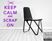 Get excited and SCRAP ON Wall Decal Sticker