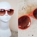 Vintage 80's Sunglasses Peach Smoothie