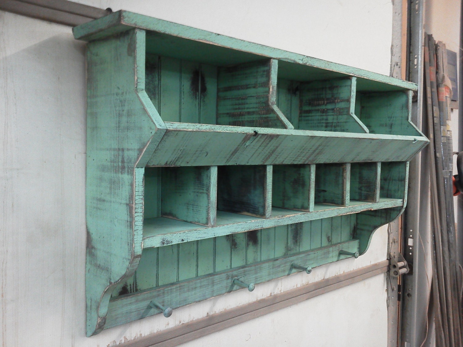 Cubby Shelf Painted Solid Pine Organizer Bins FREE SHIPPING