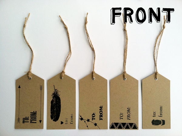 Desert Rose Gift Tags - Pack of 5