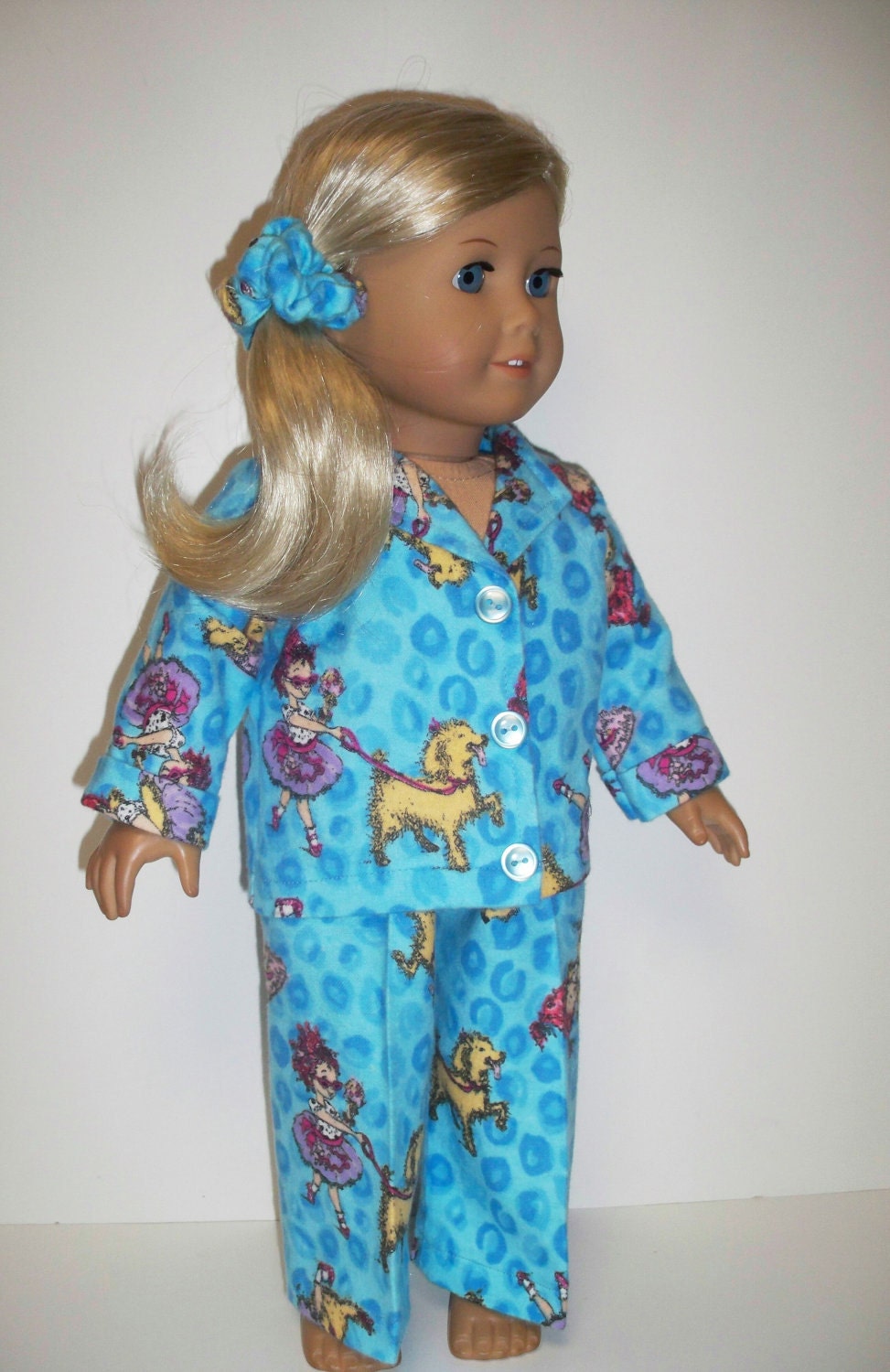 Fancy Nancy Pajamas American Girl Doll Clothes by Dearmissfit