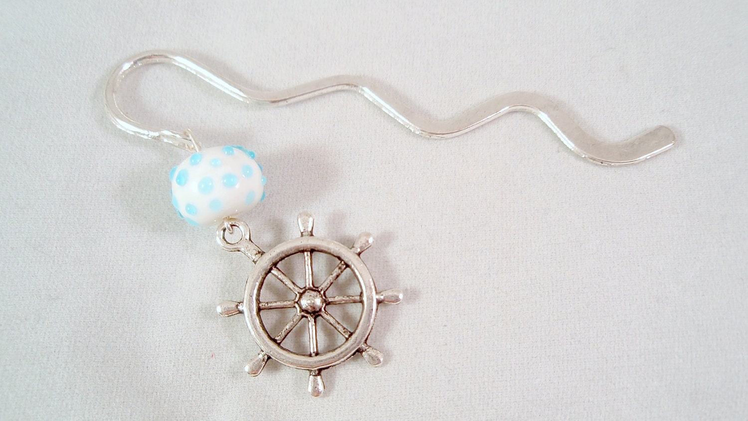 Bookmark Ships Wheel Bookmark for Gift or Holiday Giving, Stocking Stuffers