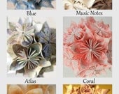 Kusudama Ball Ornament, Your Choice of Color