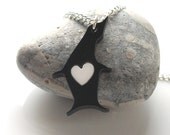 Jason the Penguin acrylic necklace