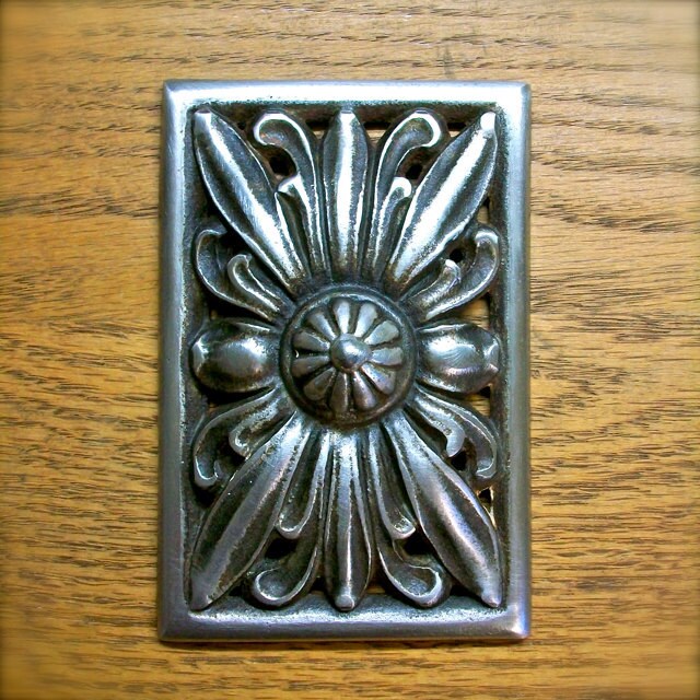 Decorative Metal Embellishment by OldRedHenVintage on Etsy