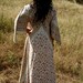 Sunshine Sunflowers Bohemian Handmade Maxi Dress One of a Kind