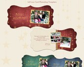 Christmas Star - Luxe Card- digital templates for photographers