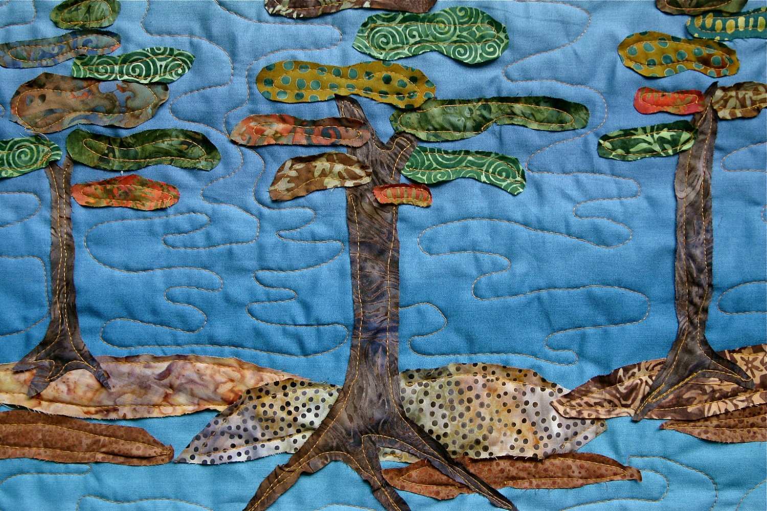 Tres Arboles Wall Quilt