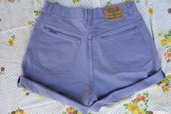 Vintage 80s Jordache Purple High Waisted Shorts M