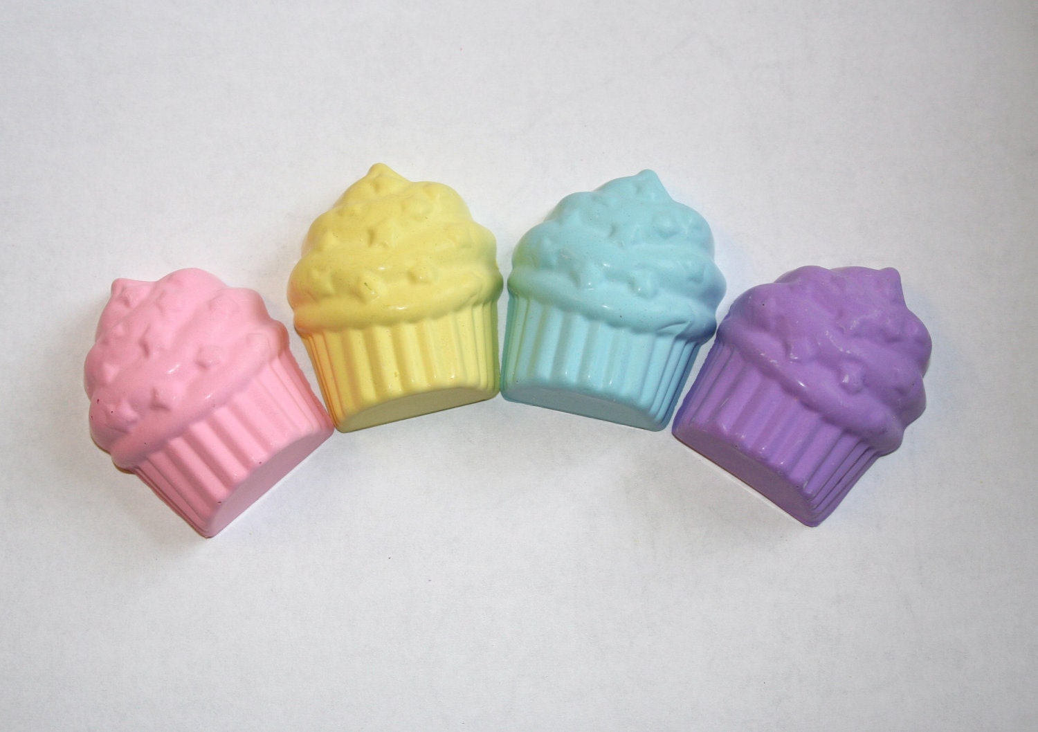Cupcake Sidewalk Chalk - Set of 4