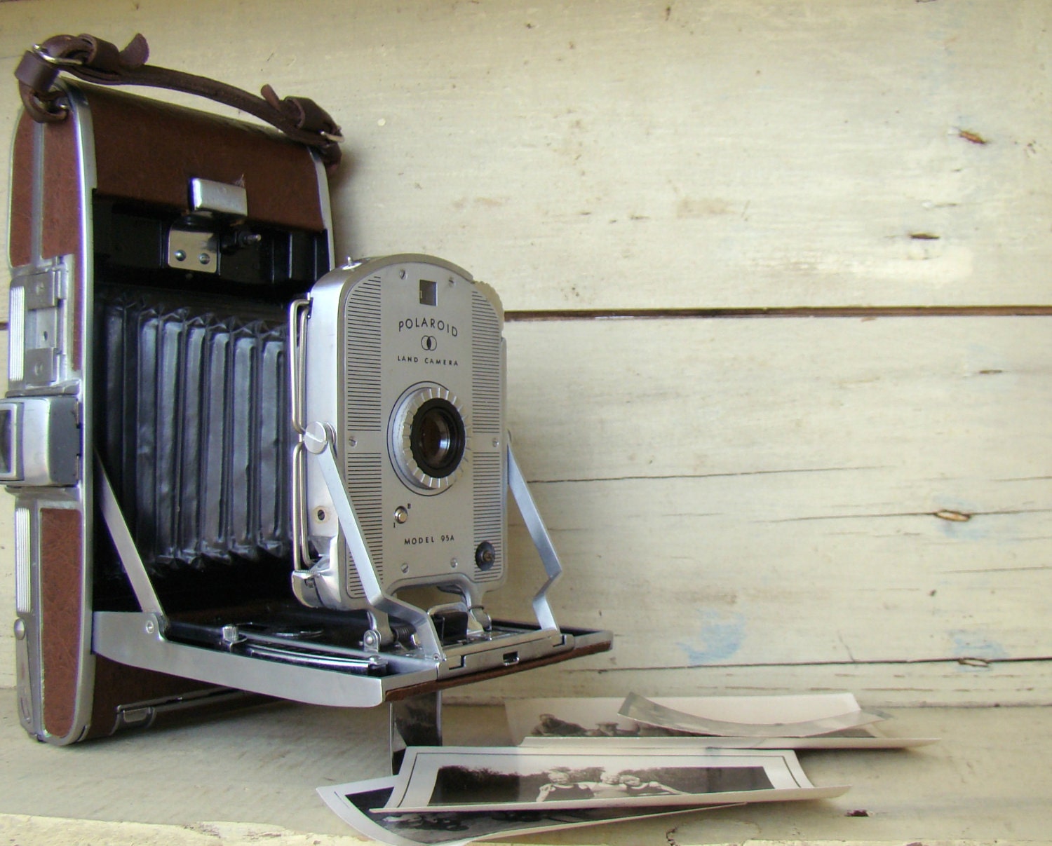 Camera - Vintage Polaroid Land Camera Model 95A - Home Decor