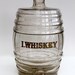 Antique english glass liquor barrel