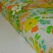 Baby Girl Patchwork Fitted Crib Sheet - Bumperless Bedding by Vintage Kandy - Ready 2 Ship - Vintage Flowers - Peach, Teal, Yellow