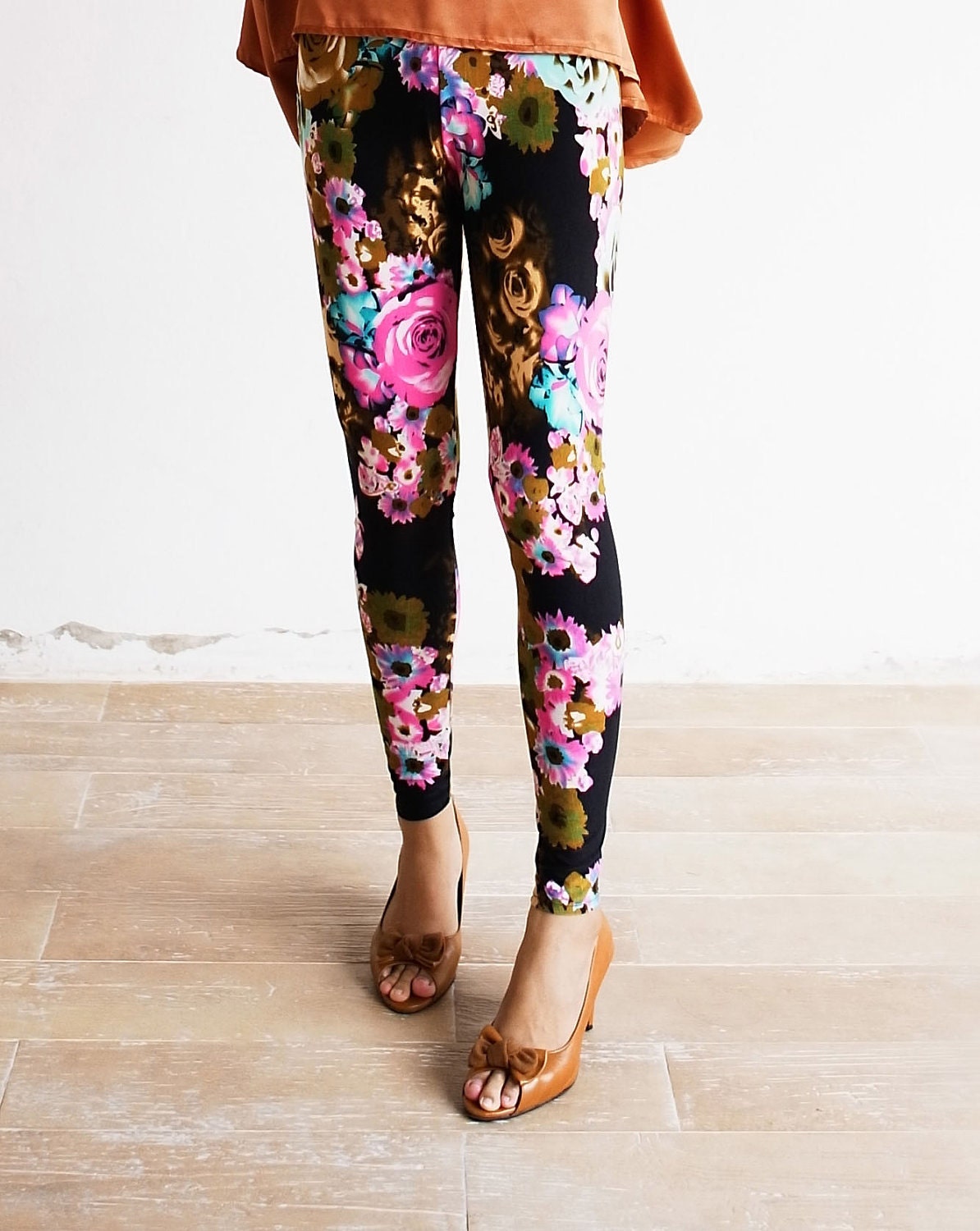 Leggings Autumn flower