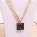 Letterpress Necklace Writer Gift