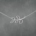 Branch Necklace -- Silver Necklace -- Single Branch Necklace