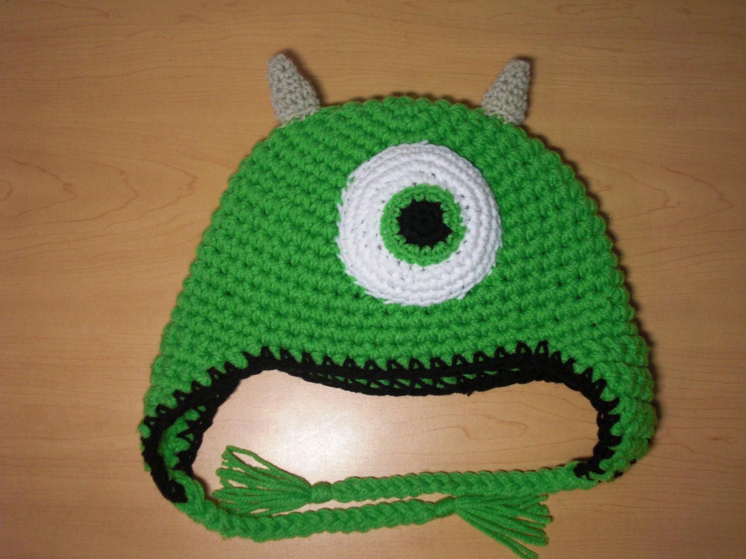 Mike Wazowski Hat by SillyHatsByRosie on Etsy