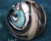 SALE Handcrafted Glass Cabochon - The Look of Stone June F