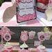 Pink Safari Elephant Baby Shower Printable Collection