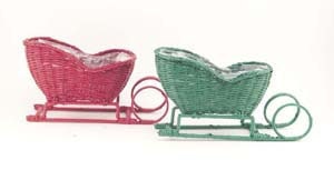RED or GREEN Sleigh Basket Il_170x135