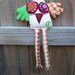 Recycled fabric toy / stuffed bird toy. by Gizabelle4kids on Etsy