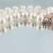 Crystal Pearl Bracelet, Cameo Clasp Stretch Cuff Bridal Jewellery