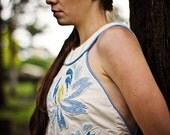 Embroidered Linen Dress - Bloom