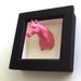 PIXIE the PINK PONY 3d taxidermy head animal horse trophy mount for your wall.