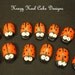 Miniature Ladybug Cupcake Toppers