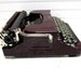 Vintage Typewriter Maroon Smith Corona Standard Manual Typewriter