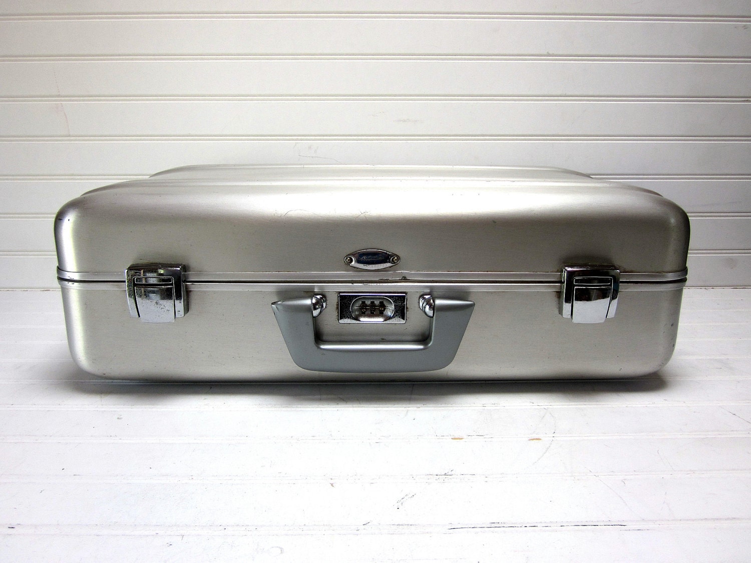 Vintage Briefcase Halliburton Zero Aluminum by GoodBonesVintageCo