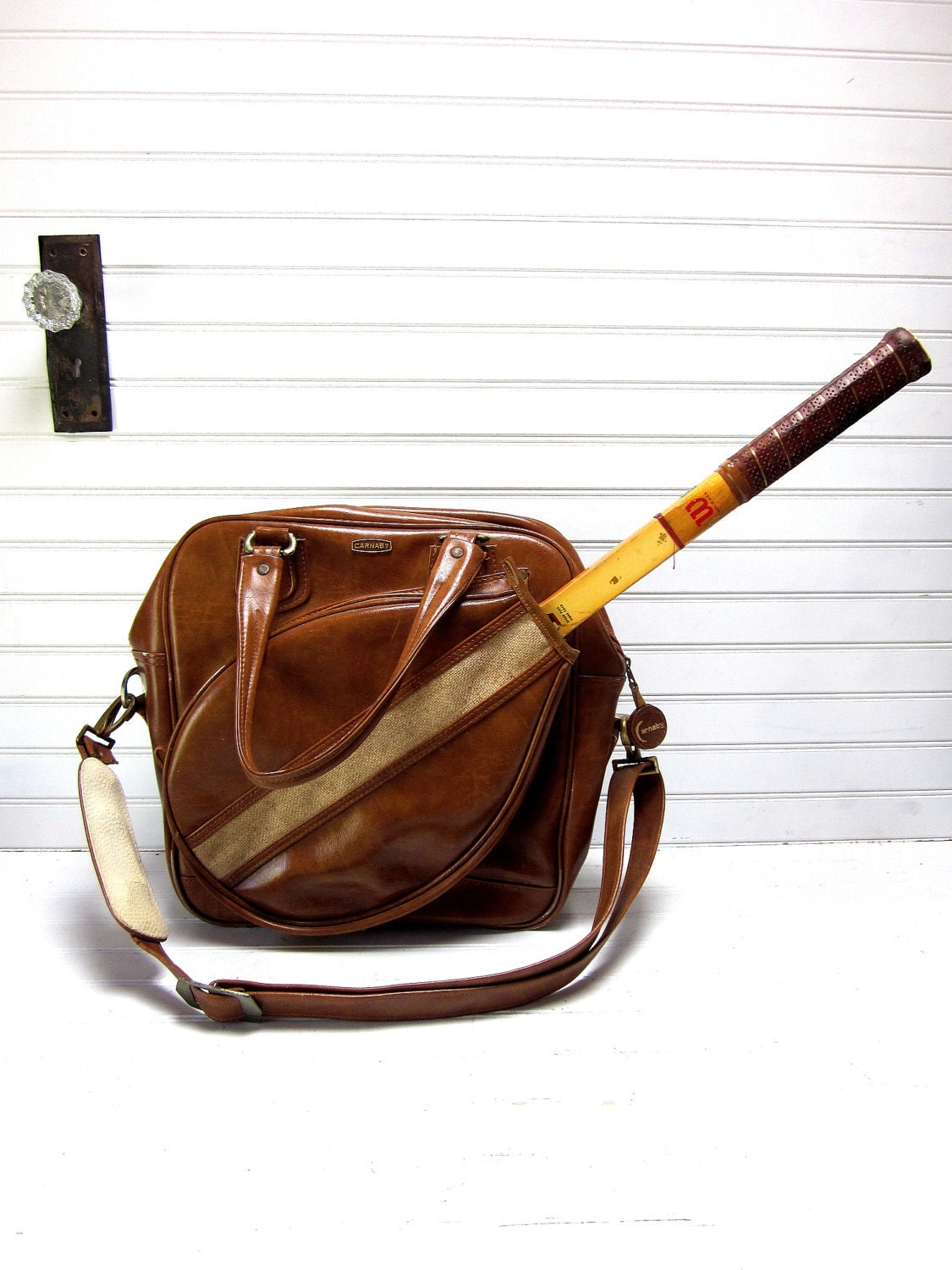 Leather Tennis Bag