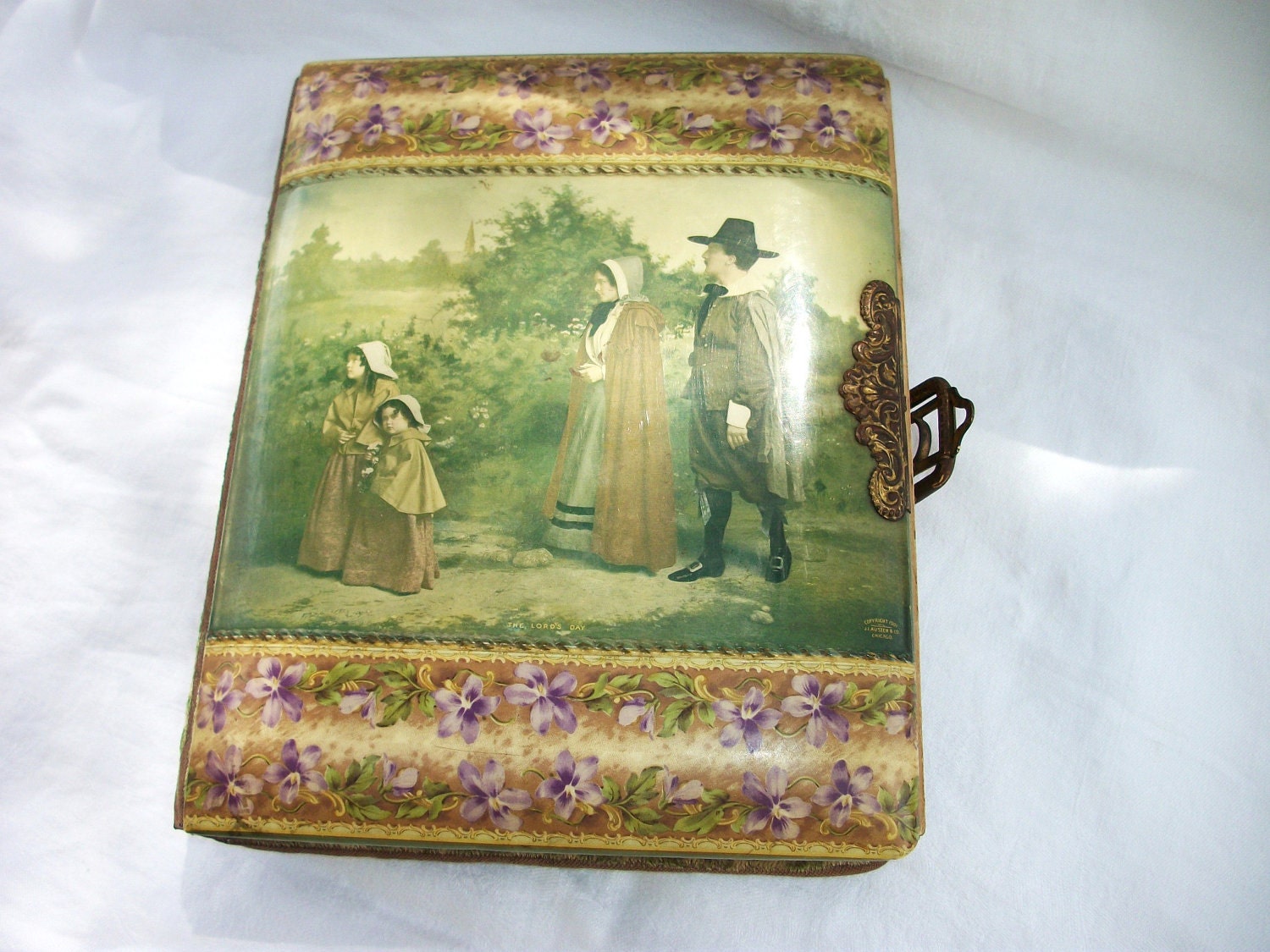 Antique Edwardian Celluloid Photo Album by BohemianStarlet