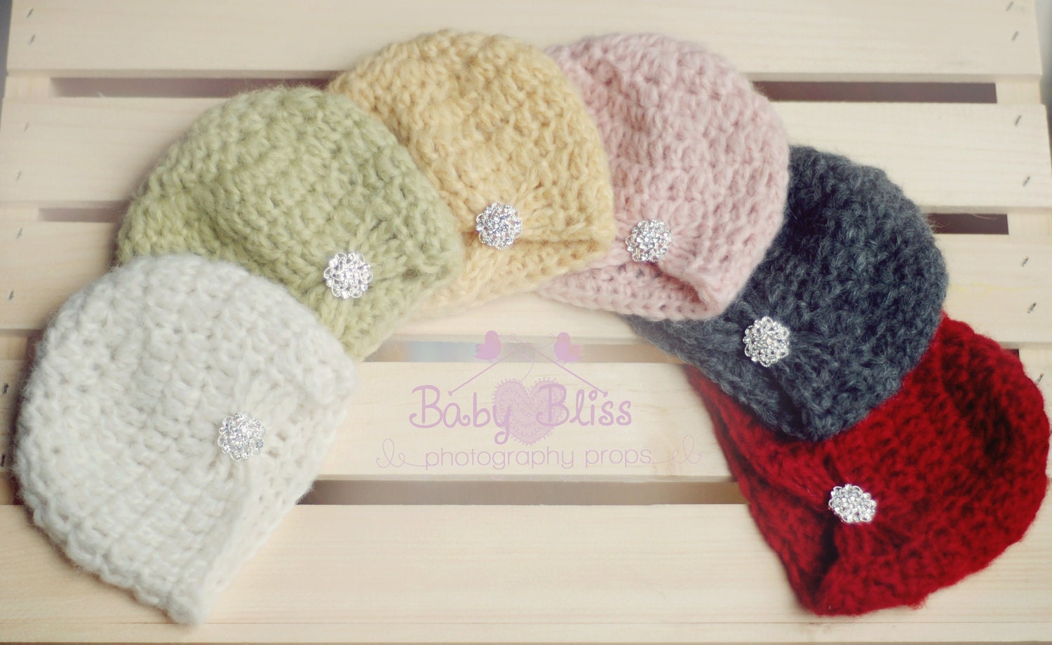 Newborn Soft alpaca Butterfly Hat Photography Prop