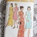 1970's Simplicity Oriental Style Dress Pattern Size 12