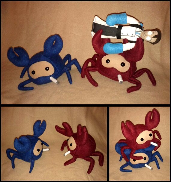 Team Fortress 2-- Endangered Spycrab Plush Doll