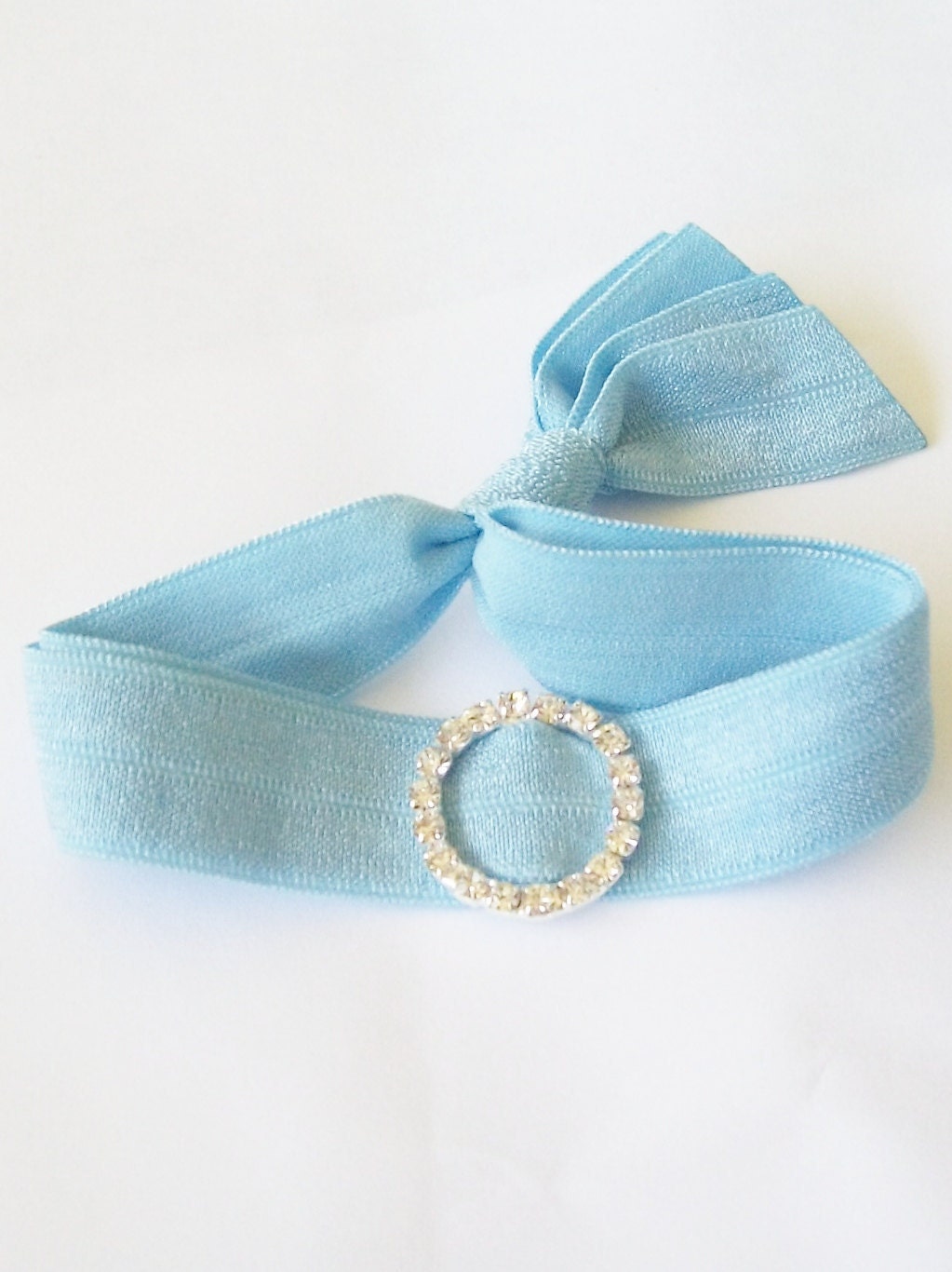 Something Blue, A Hair Tie and Bracelet in One by Lucky Girl