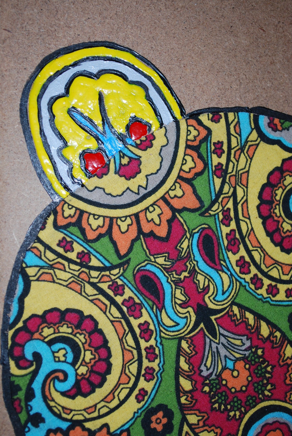 Imagination Series , Colorful Mixed media ooak art panels, Funky wall art