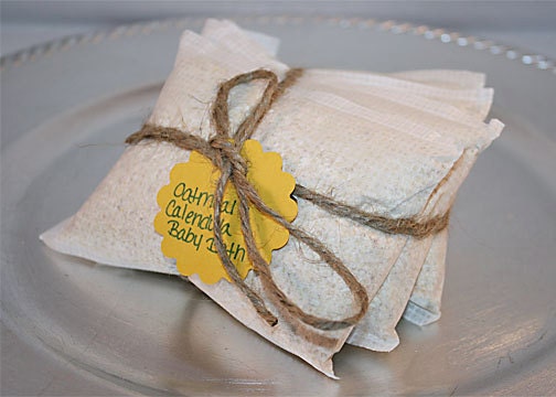 Baby Bath Teas, Oatmeal and Calendula, Set of 4 Teas