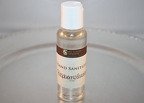 Hand Sanitizer with Moisturizers, Raspberry Guava 2 oz
