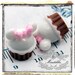 1 PC X 20MM Mickey Mouse Cream Tart Cabochon Resin Flat Back -DIY Miniature / Mini Food Art / Decodra Craft Accessories (MK04W)