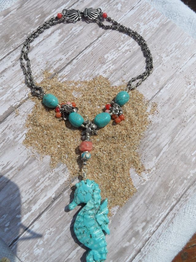 Palm Beach Seahorse Necklace