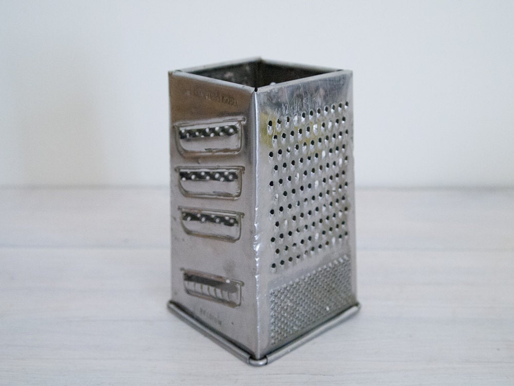 vintage grater/candle holder/upcycled memo board from belgium