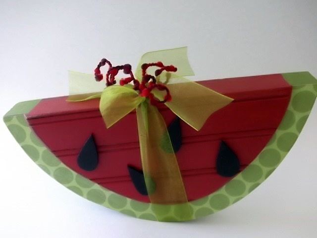 WATERMELON wood home decor gift summer